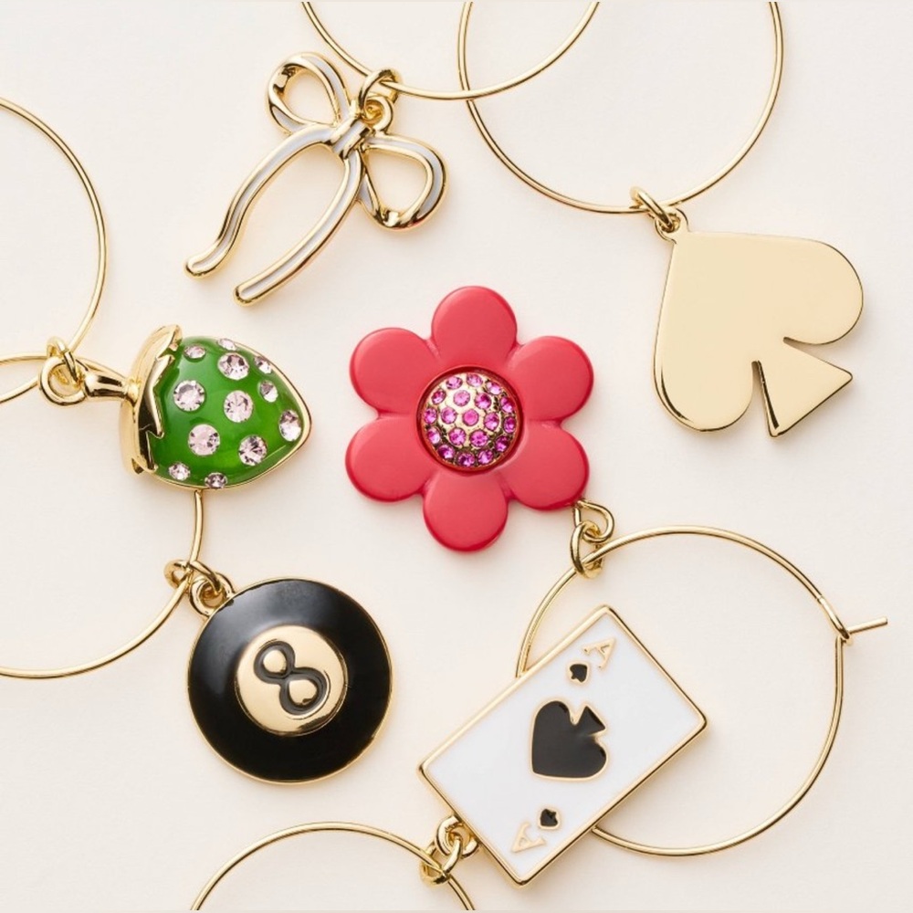 Kate Spade x Target Novelty Wine Charm new in a box
